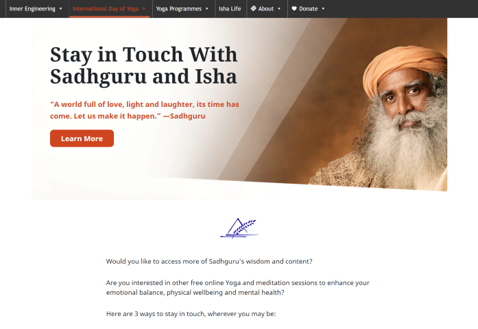 site screenshot